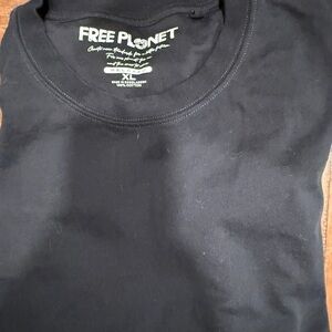 Free Planet Midnight Black Tee